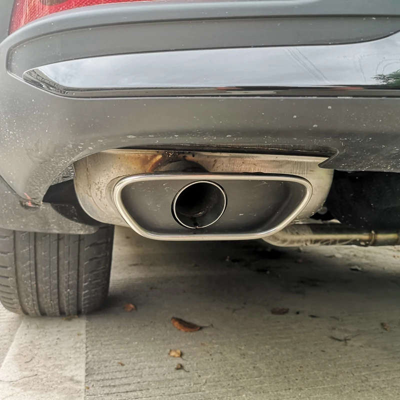 Car Rear Exhaust Muffler Pipe Cover Tail Throat Vent Decoration for Honda BREEZE CRV CR-V 2021