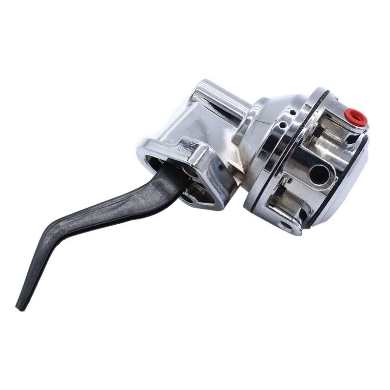 for SB Small Block Ford 221 260 289 302 351 Two Valve 80 Gph Mechanical Fuel Pump, Chrome