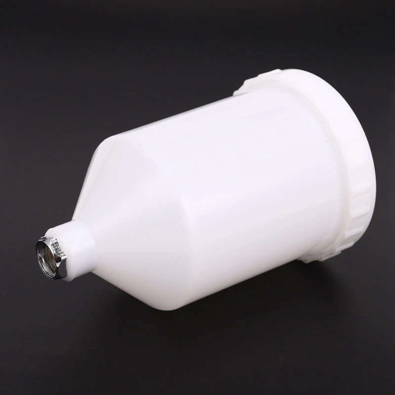2X 600ML Gravity Paint Spray Gun Cup Pot Replacement For Devilbiss Pro Pri FLG