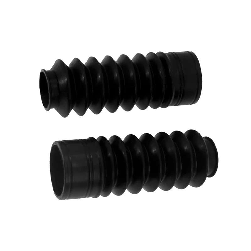 2X Motorcycle Front Fork Cover Gaiters Gators Boot Protector Shock Absorber for Bonneville Bobber