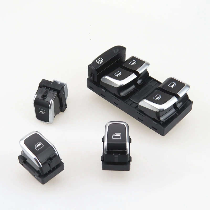 8KD959851A Chrome Window Main Control Passenger Side Switch Button for - A4 Q5 B8 8KD959855A