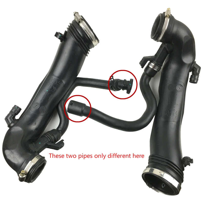 Turbocharger Air Pipe With Valve V763382280 For Peugeot 3008 408 508 1.6T Citroen C4L C5 DS
