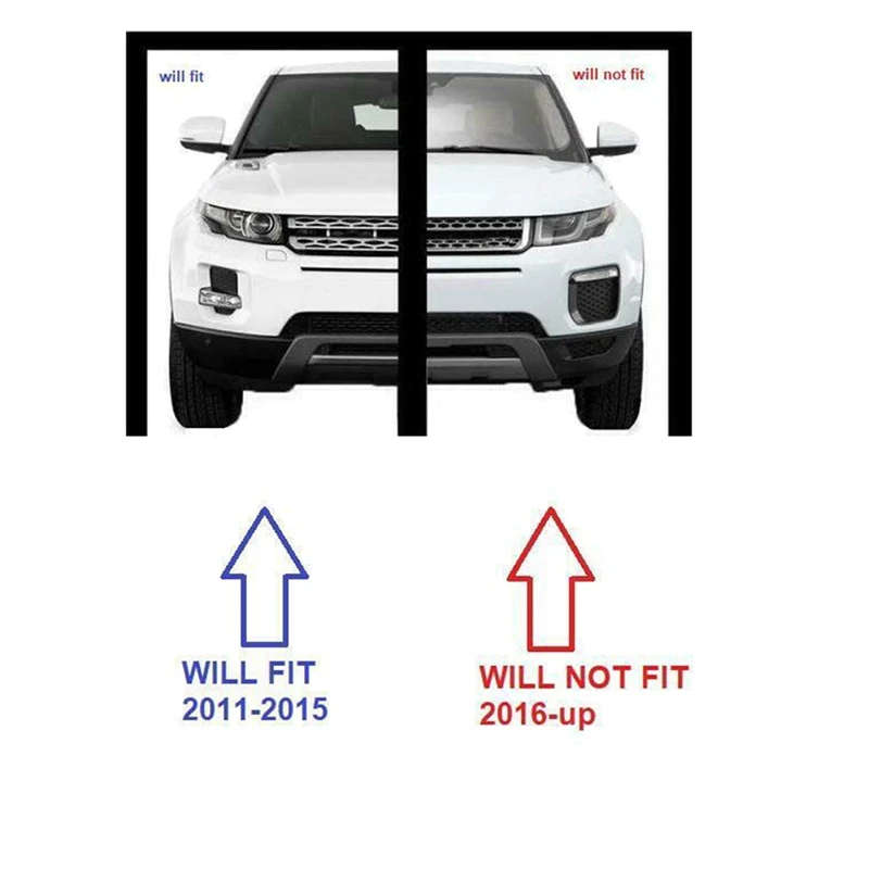 2Pcs Car Front Bumper Fog Lamp Light Left + Right for Land Rover Range Rover Evoque 2011-2015