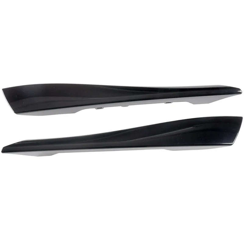 Front Fog Lamp Grill Grille Cover Trim Strips Side Grille Trim Molding Blade for Jaguar XF 2012-15