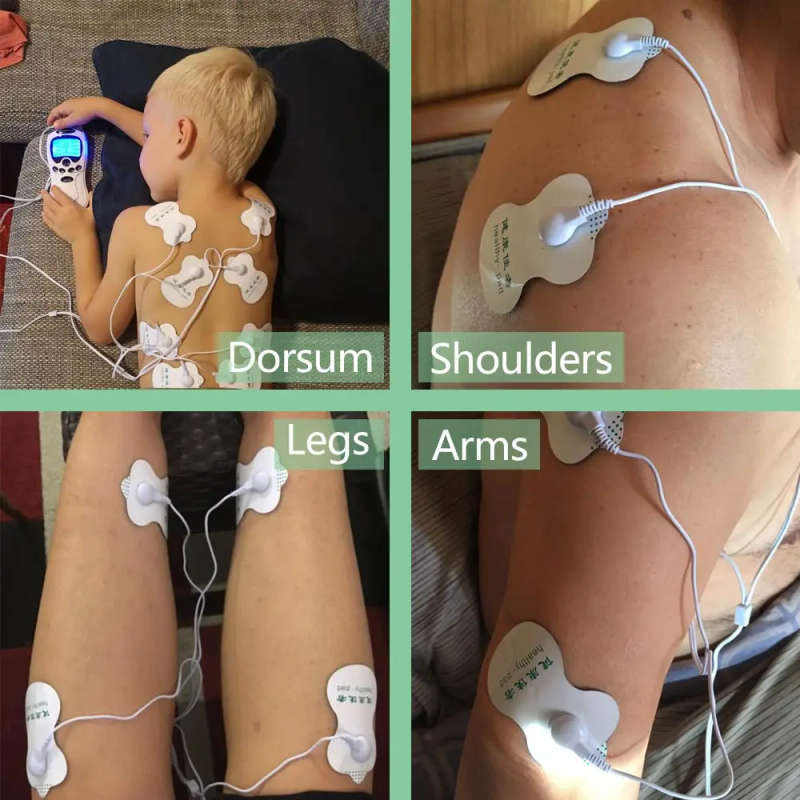 8 mode EMS Electric herald Tens Machine Acupuncture Body Massage Digital Therapy Massager