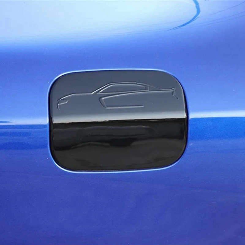 Fuel Tank Gas Cap Door Decorative Cover Trim for Dodge Charger 2011-2021 ABS