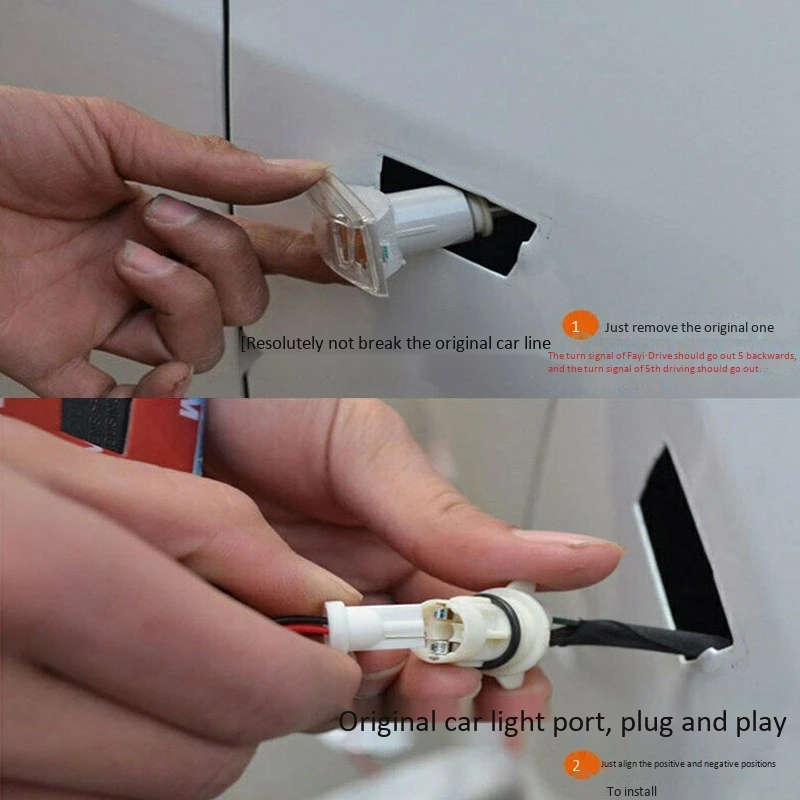 Car Yellow Light LED Turning Signals for Chevrolet Cruze 2009-2012 2013 2014 2015