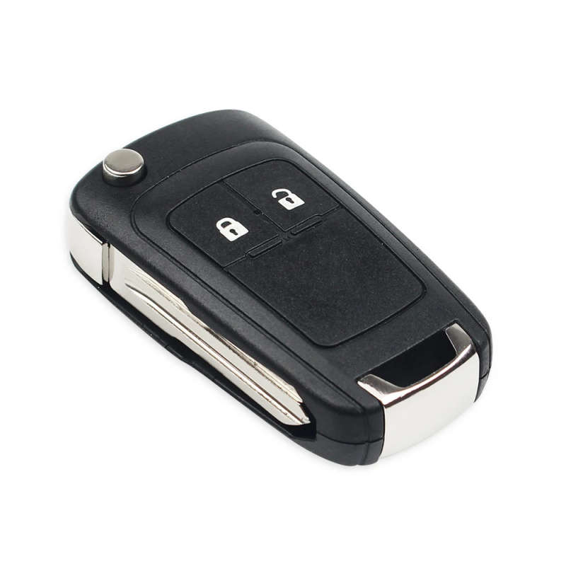 Modified Flip Folding Car Blank Key Shell For Chevrolet Aveo 2 Buttons Remote Case Fob
