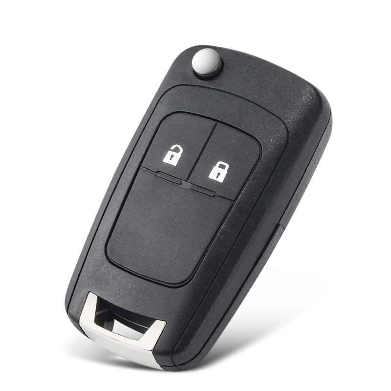 2/3 Buttons Flip Folding Remote Car Key Case For 2020 2021 Chevrolet Cavalier Aveo HU100 Blade