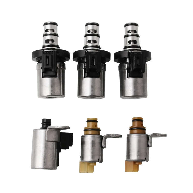 6 PCS Car Gearbox Solenoid Valve Transmission Set for Mazda / Ford D46950 48420K-R 4F27E