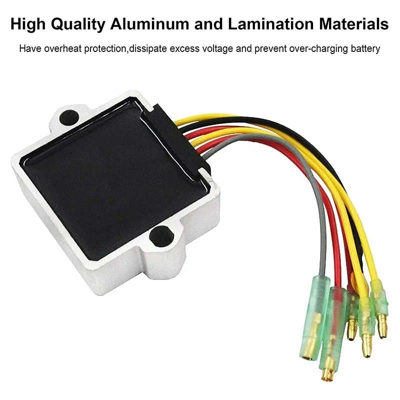 6 WIRE Voltage Regulator Rectifier 12 Volt for Mercury Mariner Outboard