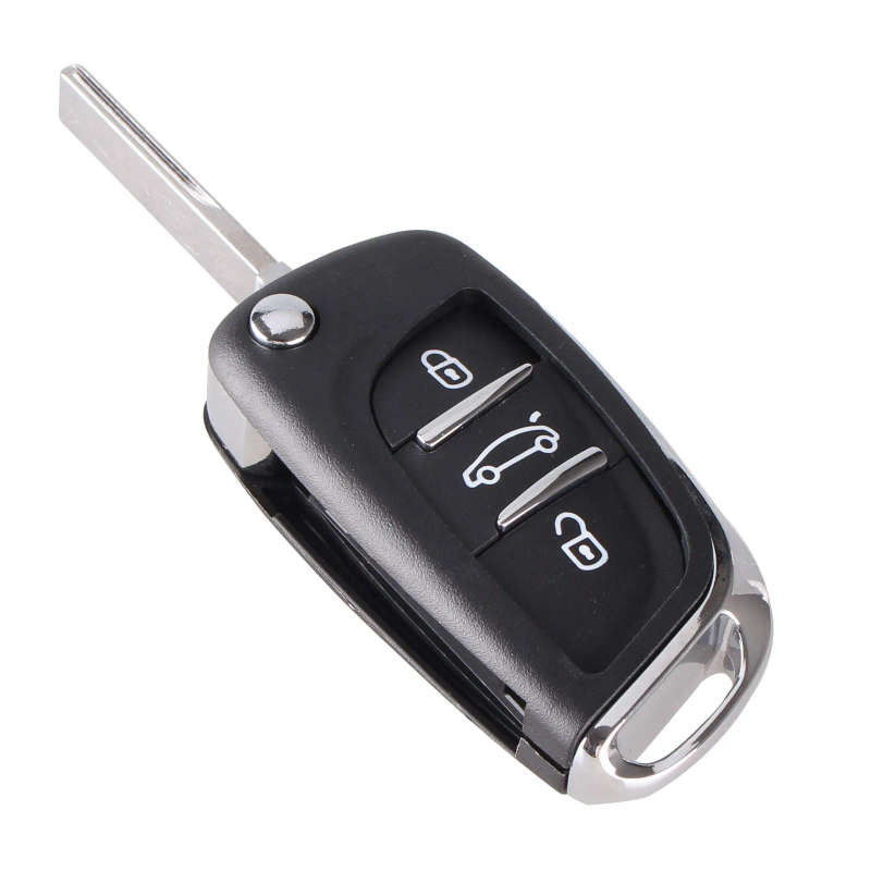 For Citroen/Peugeot 306 407 807 Modified Flip Remote Car Key Shell Fob CE0523 2/3B