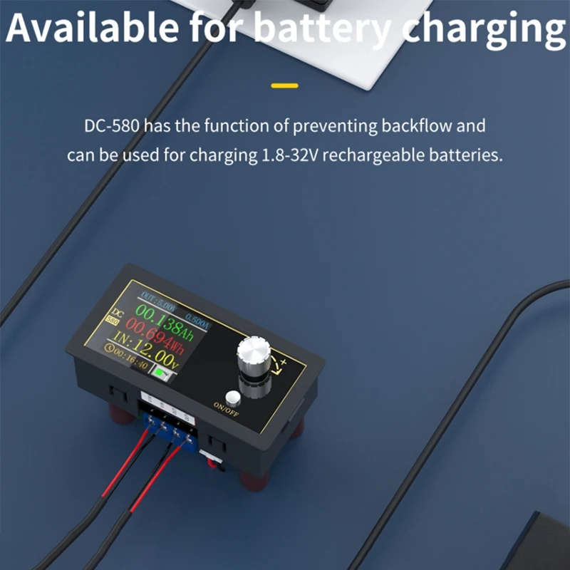 DC DC Buck Converter CC CV Power Module 1.8-32V 5A Adjustable Regulated Power Supply Voltmeter