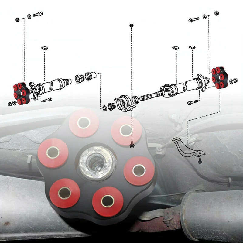 Automobile Disc Drive Shaft Flex Disc Drive Shaft Auto Parts for 92-05 Toyota Supra Lexus SC300