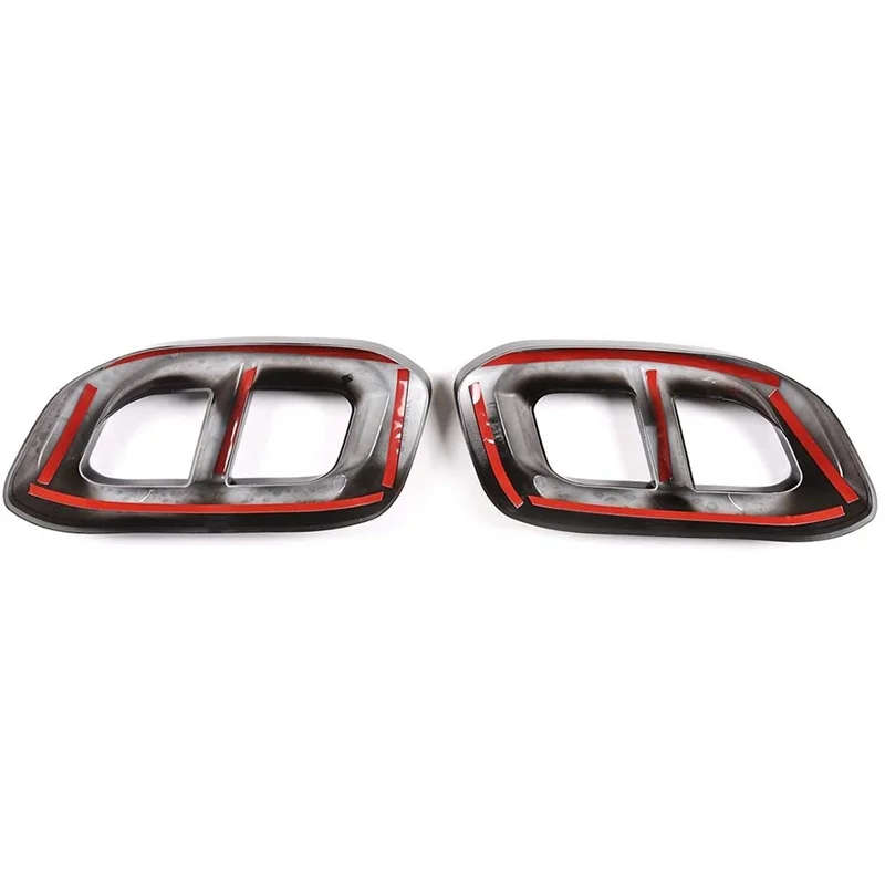 Exhaust Muffler Tail Tip Pipe Trim Cover Frame for Mercedes Benz GLE GLC GLS W167 X253 X167