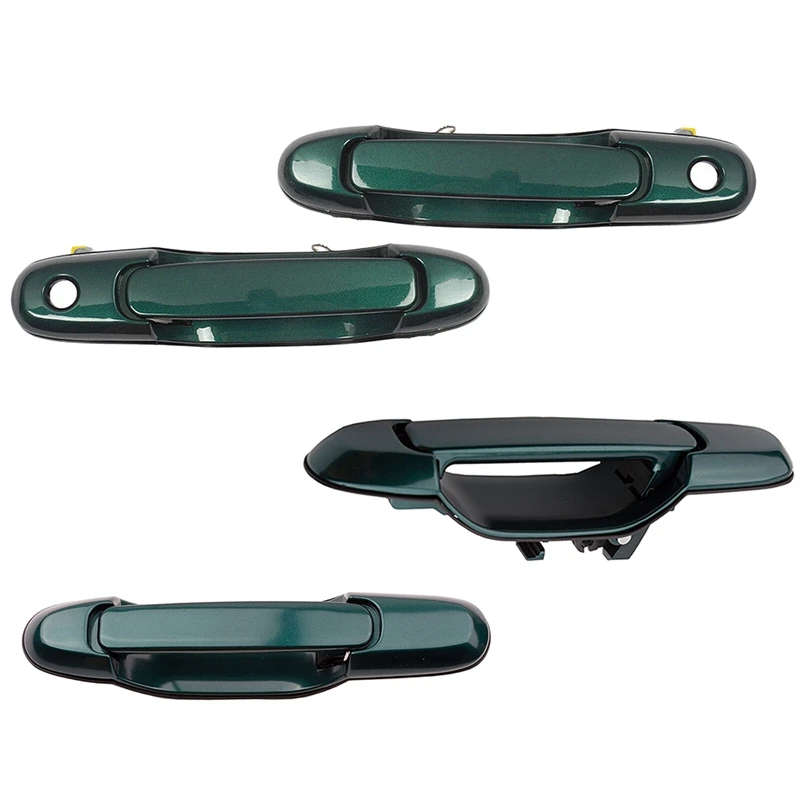 Front Rear Left Right Outside Exterior Door Handle Set of 4Pcs for 1998-2003 Toyota Sienna