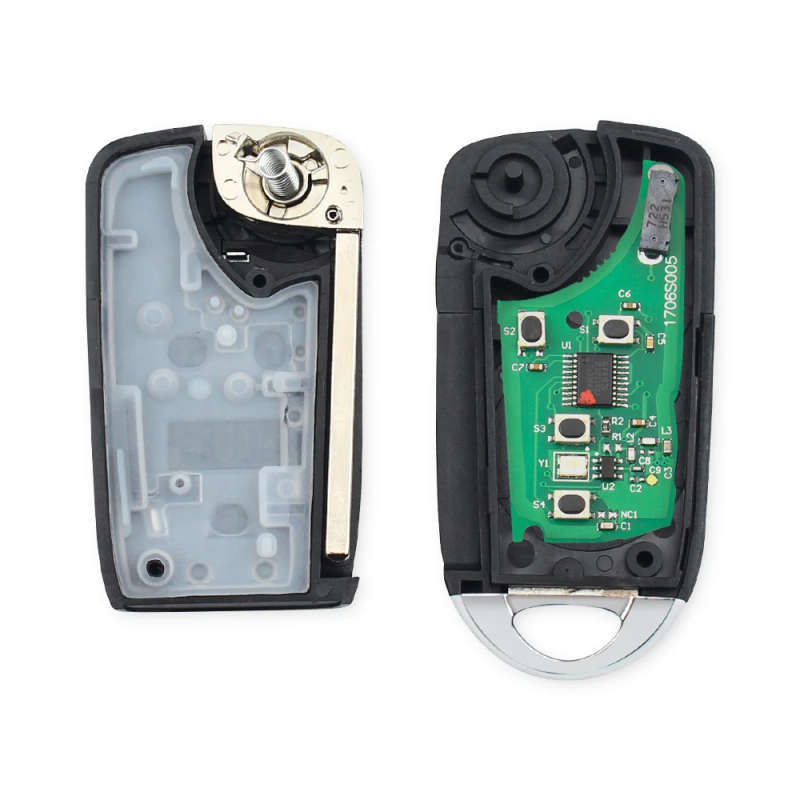 Modified Car Remote Key Flip For Opel Vauxhall Astra J Corsa E Insignia Zafira C 2/3/4/5 Buttons