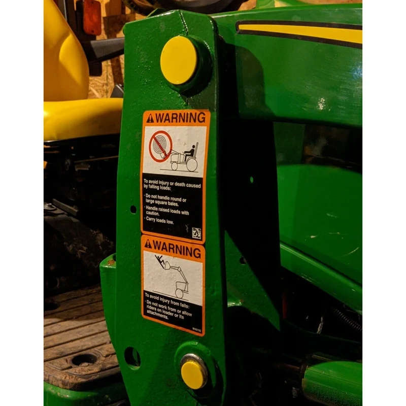 8Pcs for John Deere 1023E 1025R 2025R Compact Tractor 120 Loader Zerk Fitting Grease Caps