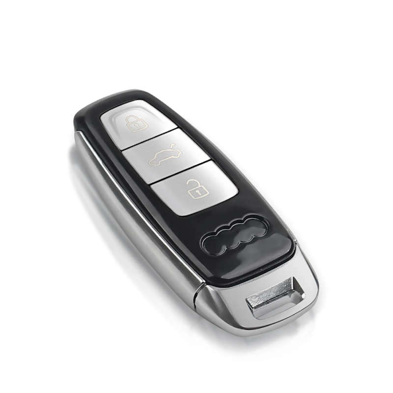 3 Buttons Remote Car Key Shell Case Fob For Audi A6 C8 A7 A8 Q8 2017-2020 Fob Case Replacement