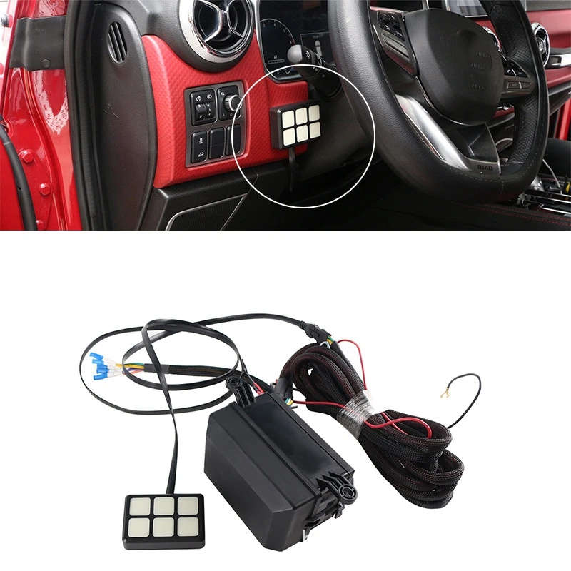 6 Gang Switch Panel Relay System Circuit Control Box for Jeep Wrangler Boat Car