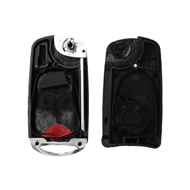 4 Buttons Remote Flip Folding Key Shell Case For Chrysler Sebring Pacifica Dodge
