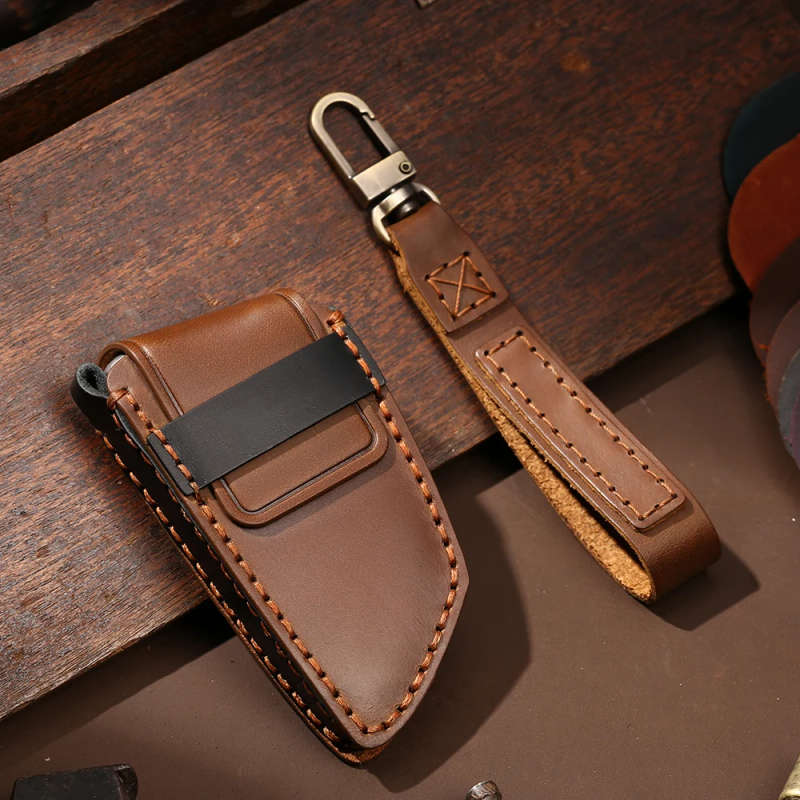 Car Key Case For BMW 4 Buttons CAS4 F 3 5 7 Series E90 E92 E93 X5 F10 F20 F30 F40 Key Case Cover