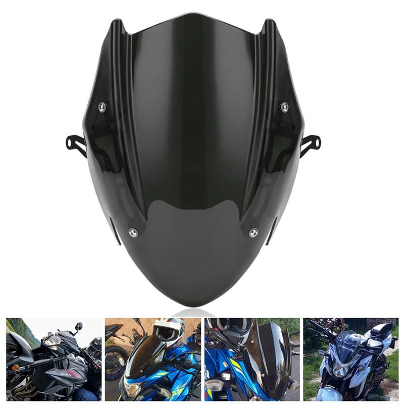 for Suzuki GSX-S750 GSXS750 GSXS 750 2017-2019 Windscreen Windshield Shield Screen