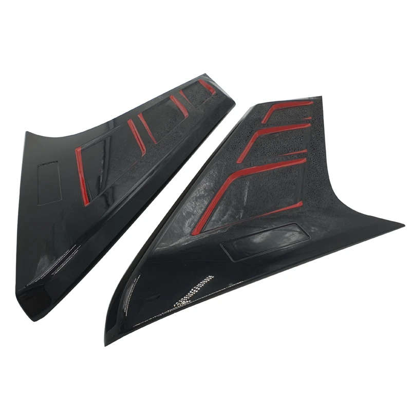 Exterior Rear Tail Window Spoiler C Pillar Molding Cover for Toyota RAV4 RAV 4 2020 2021