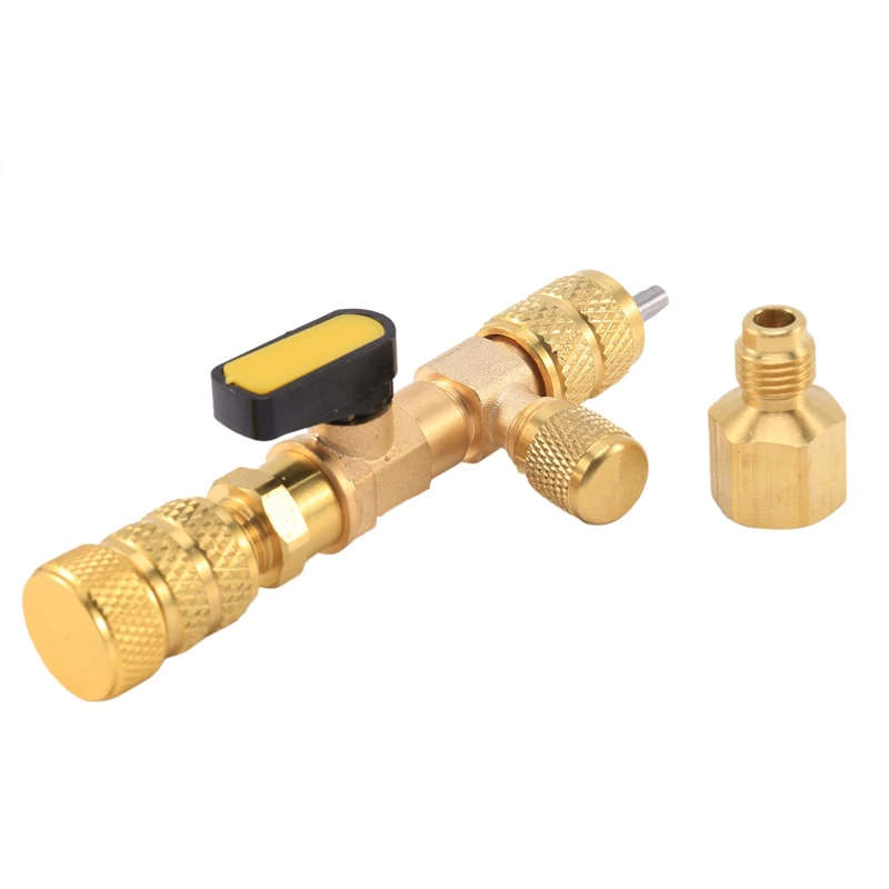 2X R410A R22 Dual Size SAE Port HVAC Valve Core Removal Installer Tool(No Gas Loss)