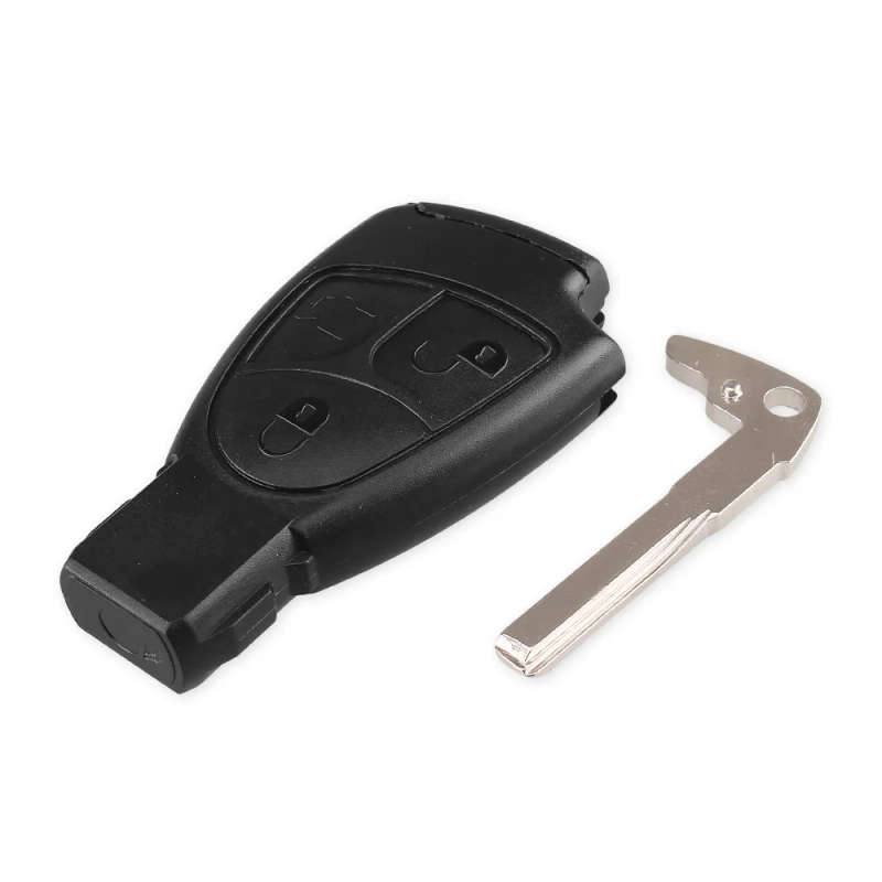 3 Buttons Smart Key Case Fob Case Shell For Mercedes Benz MB C E ML S SL SLK CLK AMG Soft Button