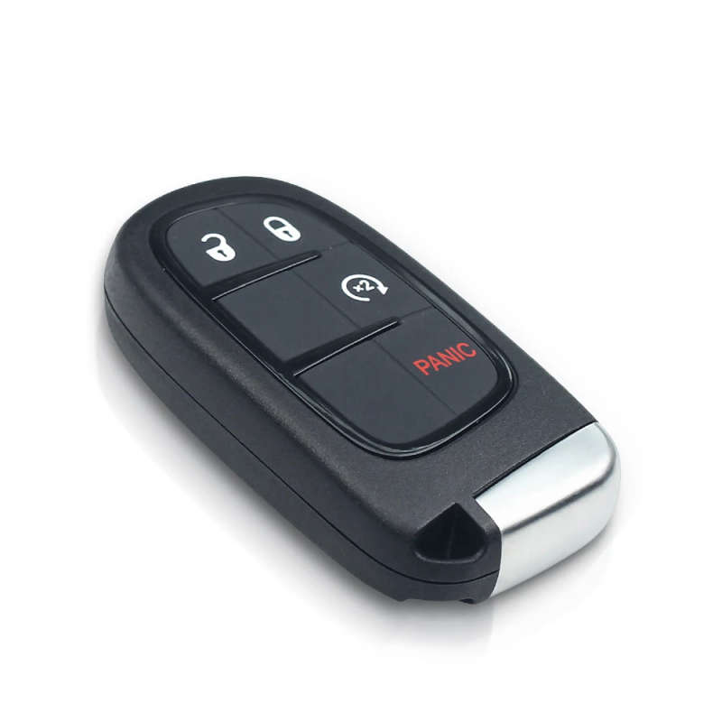 Hitag-AES Smart Remote Key 433MHz 4A Chip Fob For Jeep Renegade Grand Cherokee Ram Compass 2014-17