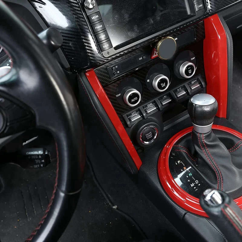 For Subaru BRZ Toyota 86 2012-2020 Car Center Console Side Trim Cover Decorative Strip Stickers
