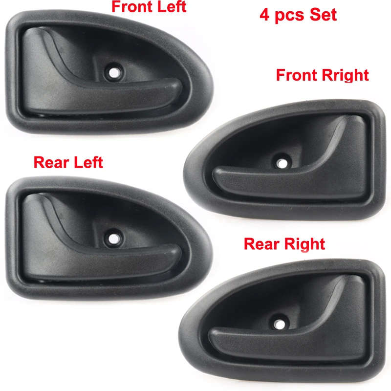 Black LH/RH Car Knob Inner Door Handles Interior Door Handle For Renault TRAFIC Clio Scenic Megane