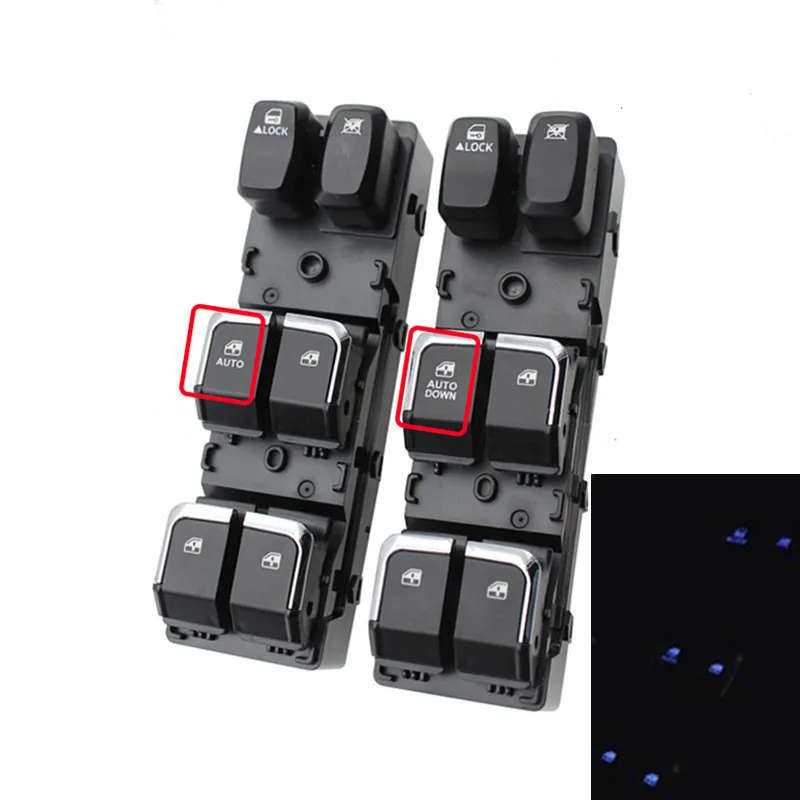 Left Driver Electric Power Window Master Control Switch Button For JAC S5 T6