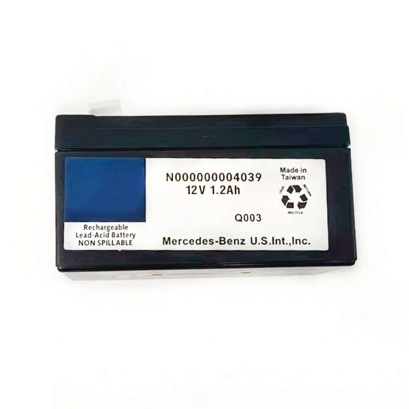 Auxiliary Battery 12V 1.2Ah For Mercedes Benz CL ML R S Class Battery Backup Battery 000000004039