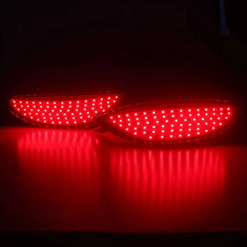 Car Rear Bumper Reflector Light Tail Brake Parking Warning Lamp for Hyundai Accent Verna Brio