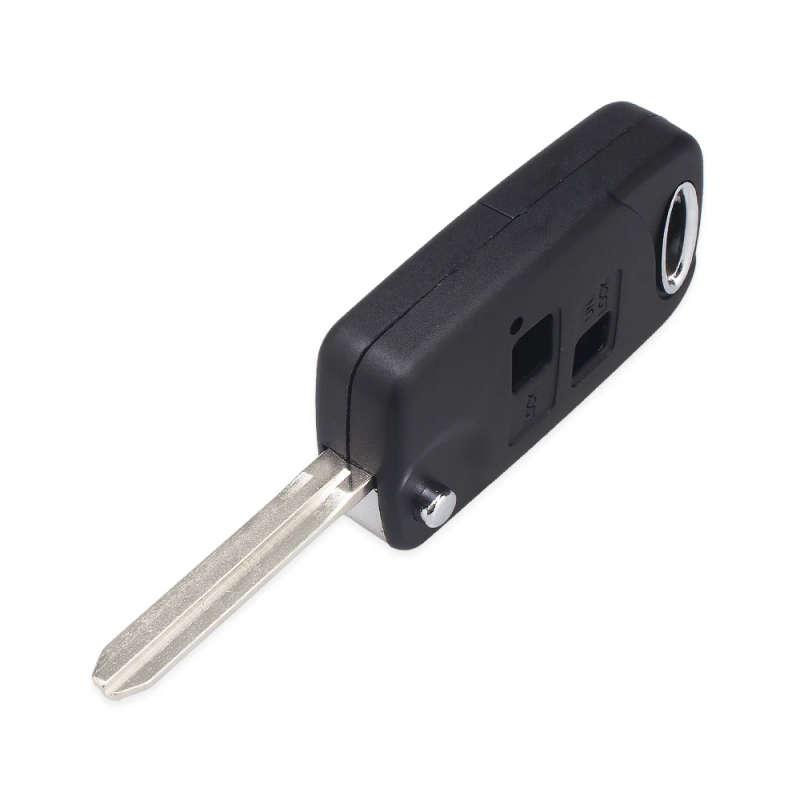 Flip Remote Key Shell Keykess Case Fob 2 Button For Toyota Yaris Carina Corolla Avensis