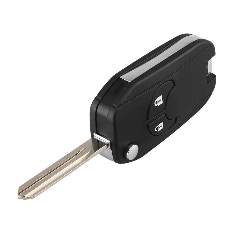 2 Button Smart Flip Folding Remote Key Case Shell Fob For NISSAN Cube Micra Qashqai Juke