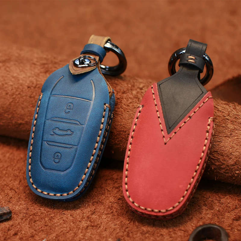 For Peugeot 208 308 508 3008 5008 For Citroen C4 Picasso DS3 DS4 DS5 DS6 Smart Car Key Fob Case