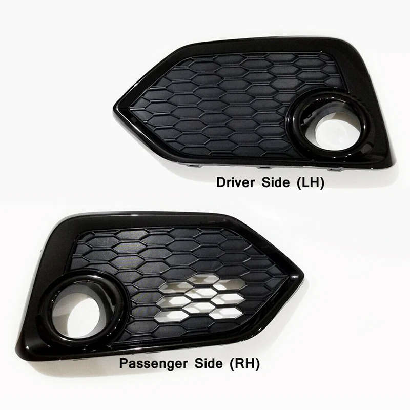 Car Side Fog Light Lamp Cover for 17-19 Honda Civic 71108-TGG-A20 71103-TGG-A20