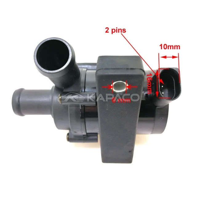 Car Circulating Cooling Water Pump Coolant Additional Auxiliary 12V For Jetta Golf GTI Passat B6 CC