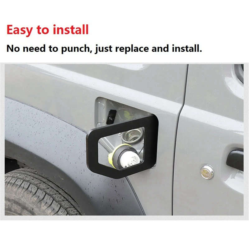 For Suzuki Jimny JB64 JB74 2019-2021 Aluminum Fuel Filler Tank Cover Cap Decoration