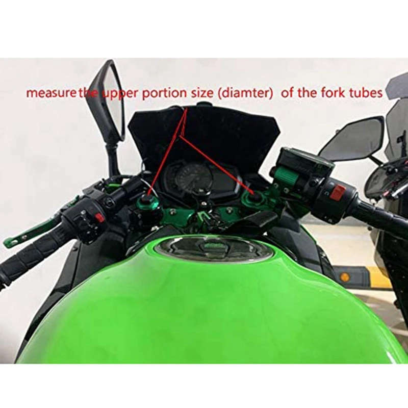 39MM Motorcycle Clip-on 7/8 Fork Handlebars Raised for Yamaha YZF-R6 1999-2004 R6S 06-09 FZR100