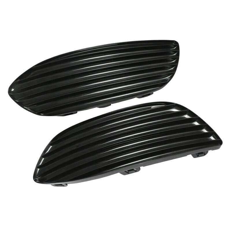 Car Front Bumper Wind Net Front Bumper Grille Fog Light Shield for Mercedes-Benz C-Class W205 C180
