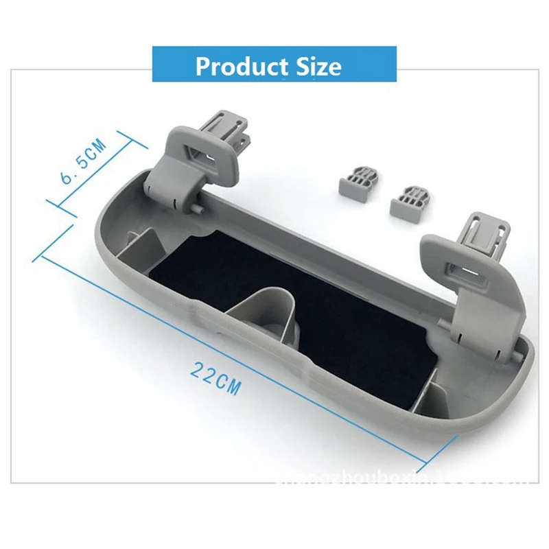 Car Glasses Case Roof Handle Storage Box Clip Glasses Holder for Benz Smart Fortwo 453 2015-2021