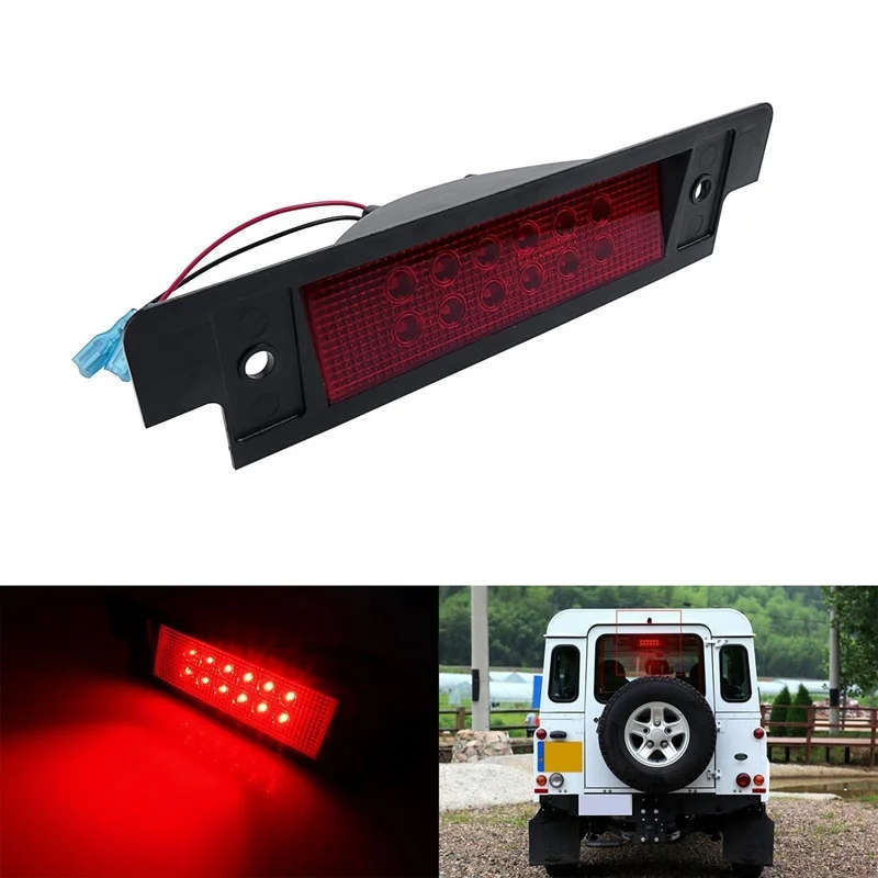 Third Brake Light Fit for Land Rover Discovery Defender 90/110 LED 3Rd Brake Light
