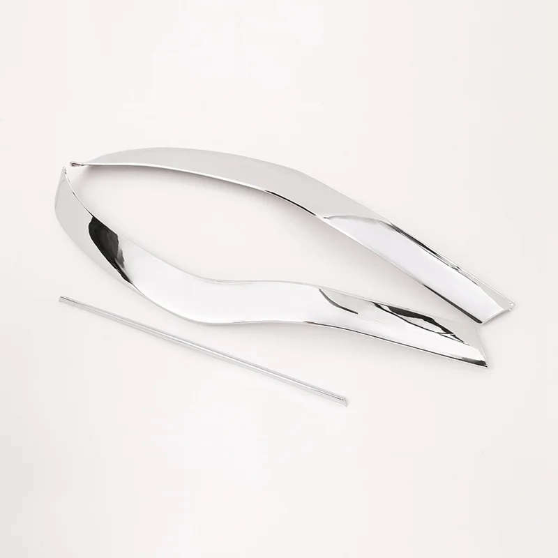 for Mercedes Benz E Class Chrome ABS Front Bumper Plate Spoiler Spoilers Decorative Cover Trim