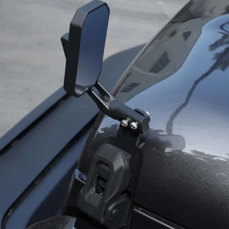 Hood Blind Spot Mirror Reversing Mirror for Jeep Wrangler JK 2007- JL Gladiator JT -2020