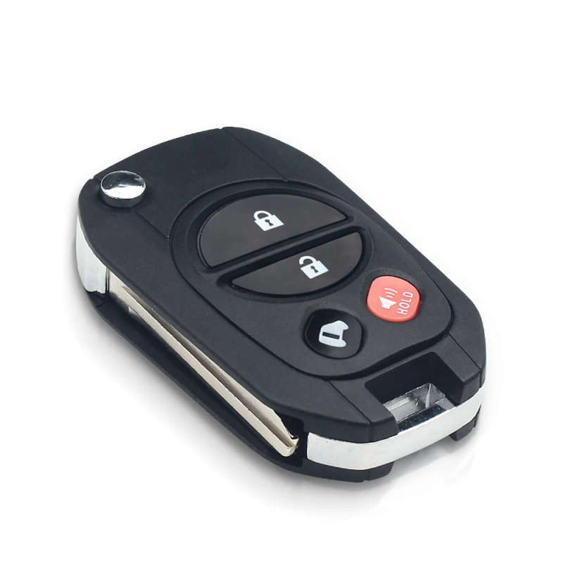 3+1 4 Buttons Car Key Shell Case Fob For Toyota Sequoia Sienna Tundra Modified Key Case Cover