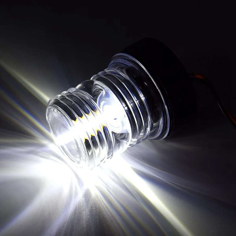 8 Inch Fold Down LED Navigation Light 360 Degree Sailing Signal Lamp for Yacht Boat